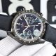 Swiss Replica Omega Speedmaster Chronograph Black Dial Black Bezel Black Leather Strap Watch (3)_th.jpg